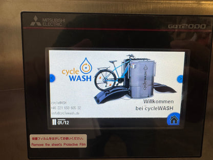 cycleWASH Touch LCD Display Upgrade