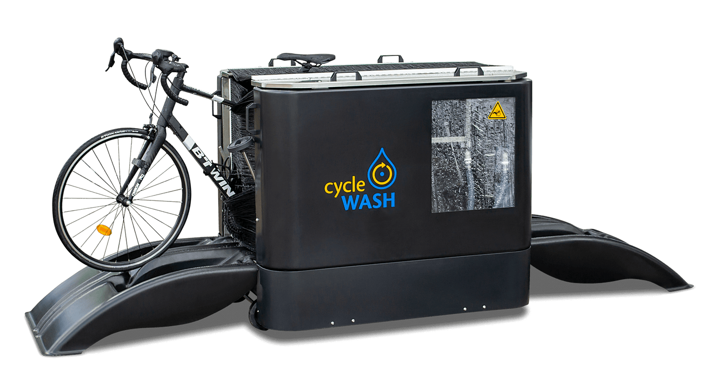 cycleWASH Mini Basic – Halbautomatische Fahrradwaschanlage