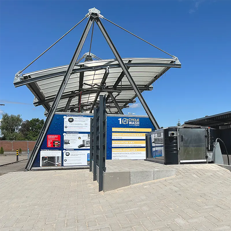 cycleWASH Solar Pavilion, Germany
