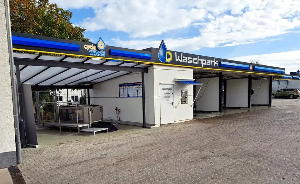 Gas Stations — cycleWASH&reg; in use