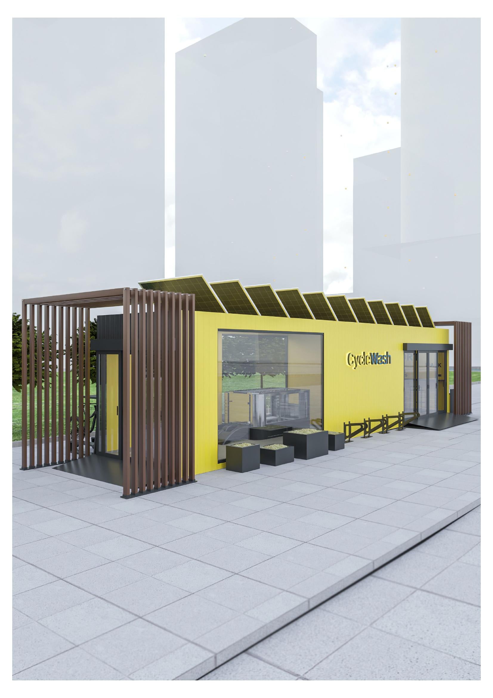 OASIS 40 side view with solar roof