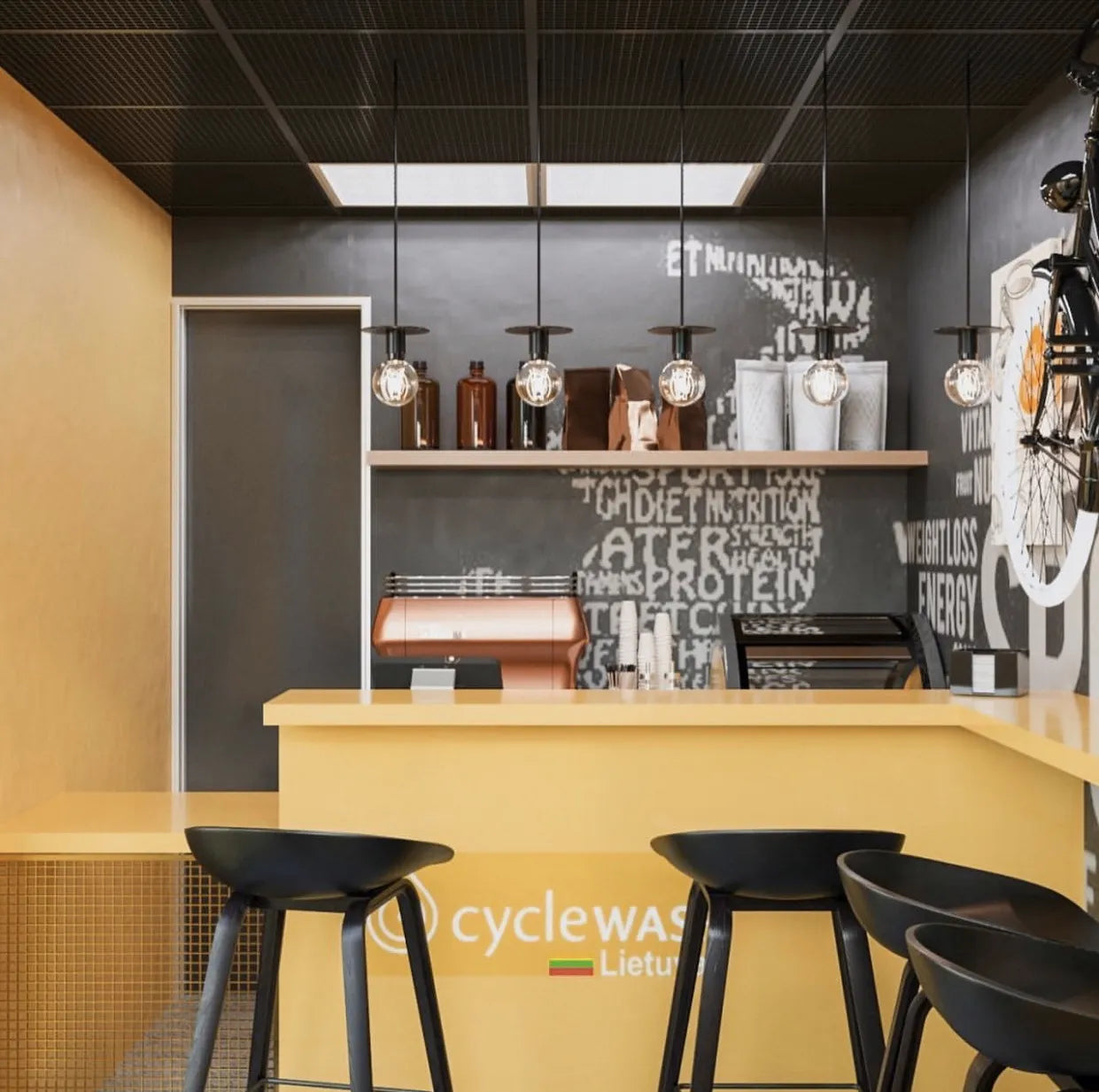 cycleWASH OASIS 20 render — angled view